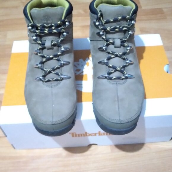 Timberland Men\'s Euro Sprint Leather - Olive Green - Hiker Boots - Size 8.5 (US)